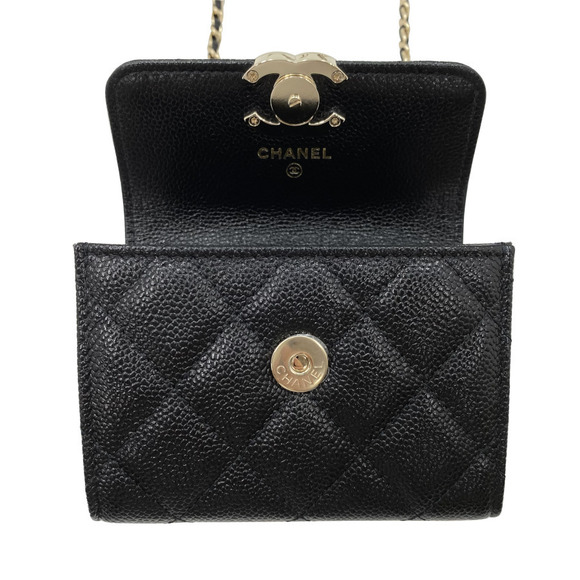 CHANEL Classic Chain Clutch Shoulder Bag Chain Wallet - Picture 3 of 5